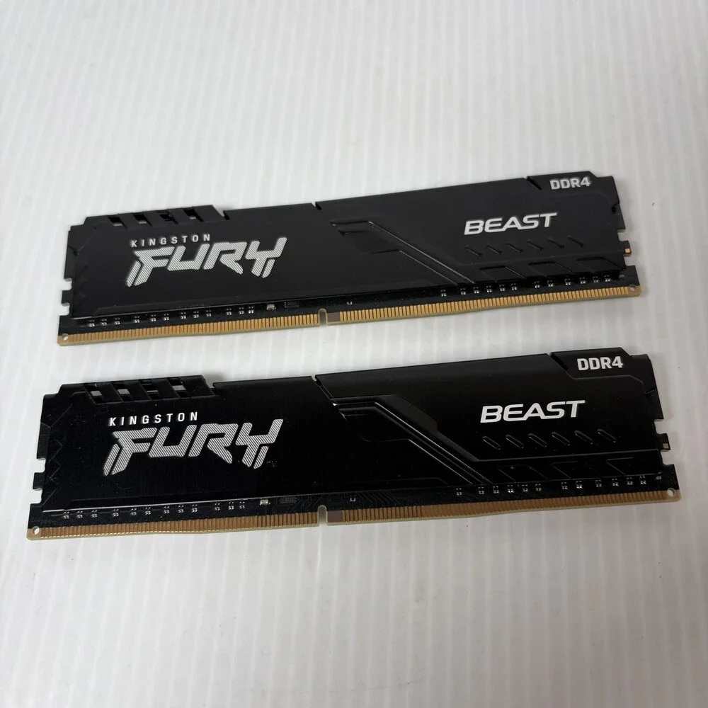 Kingston FURY Beast 16GB (2 x 8GB) DDR4 Desktop RAM Kit KF432C 16BBK 2/16